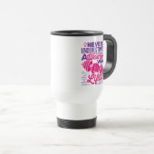 Never Underestimate a Woman Who Lifts Mug トラベルマグ (正面右)