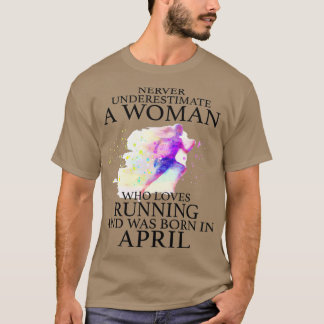 Never Underestimate a Woman who loves Running and  Tシャツ