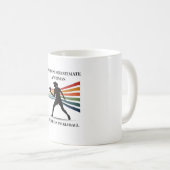 Never underestimate a woman who play pickleball コーヒーマグカップ (正面右)