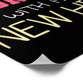 Never Underestimate A Woman With A New Hip _ Hip R ポスター (角)