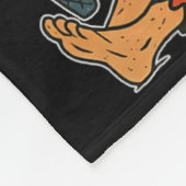 Never Underestimate An Old Man On Skies Funny Skii フリースブランケット (角)