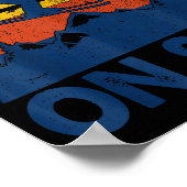 Never Underestimate An Old Man On Skis Funny Winte ポスター (角)