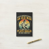 Never Underestimate An Old Man Who Still Plays Ban ポストイット (デスク上)