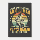 Never Underestimate An Old Man Who Still Plays Ban ポストイット (正面)