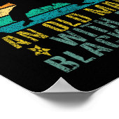 Never Underestimate An Old Man With A Black Belt F ポスター (角)