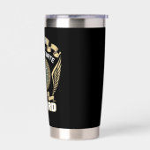 NEVER_UNDERESTIMATE_POWER_OF_A_OXFORD 保温保冷タンブラー (左面)