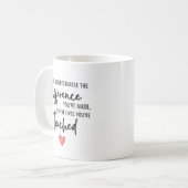 Never Underestimate the Difference Retirement コーヒーマグカップ (正面左)