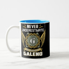Never Underestimate The Power Of A Galeno ツートーンマグカップ