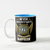 Never Underestimate The Power Of A Glatfelter ツートーンマグカップ (左)