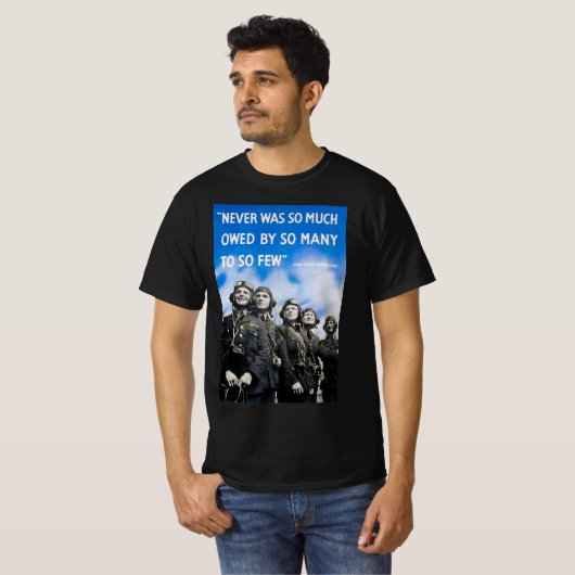 Never was so much owed poster tシャツ (正面フル)