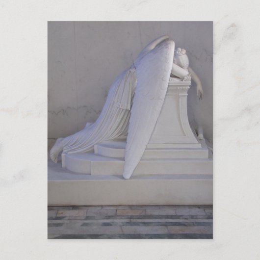 Never Weep Alone Angelポストカード（側面） ポストカード (正面)