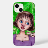 Never Would Leafスケッチ電話ケース Case-Mate iPhoneケース (裏面)