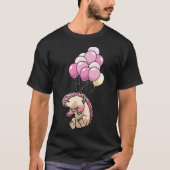 Neverake Camping Advice From Me Funny Flamingo vin Tシャツ (正面)