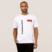 #nevergiveup新しいロゴランナーチーム tシャツ (正面フル)