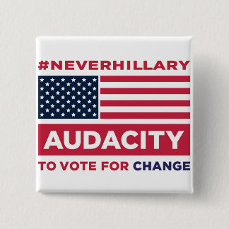#NEVERHILLARYボタン 缶バッジ