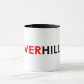 #NeverHillary決してヒラリーのマグ マグカップ (中央)