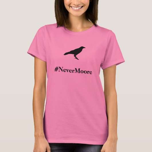 #NeverMooreの女性のT Tシャツ (正面)