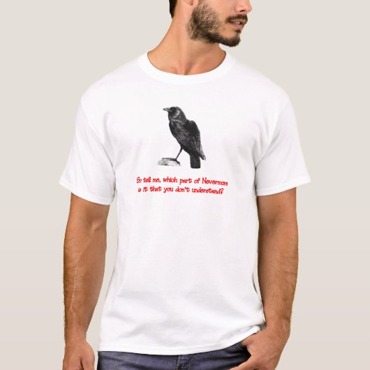 Nevermoreのどの部分を理解しませんか。 Tシャツ (正面)