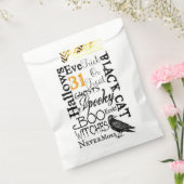 Nevermoreワタリガラスのハローウィンパーティの好意のバッグ フェイバーバッグ (封をした状態)