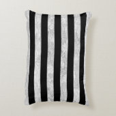 Nevermore水彩画のワタリガラス アクセントクッション (裏面(縦))