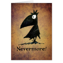 Nevermore! おもしろいで黒いカラスエドガーアレンPoe