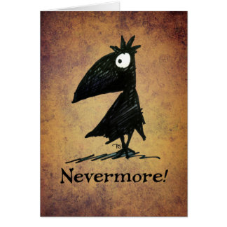 Nevermore! おもしろいで黒いカラスエドガーアレンPoe