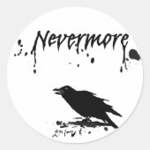 Nevermore ラウンドシール (正面)