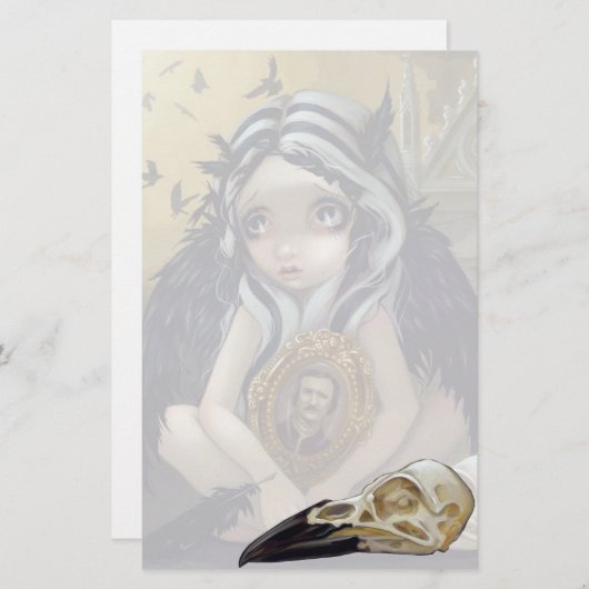 "Nevermore"文房具 便箋 (正面/裏面)