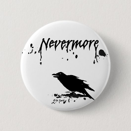 Nevermore 缶バッジ (正面)