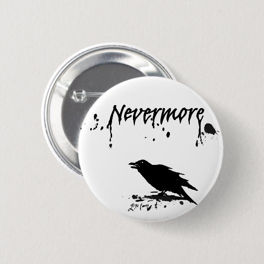 Nevermore 缶バッジ (正面&裏面)
