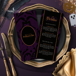Nevermore Damask | ダークプラムゴシックハロウィンバー メニュー