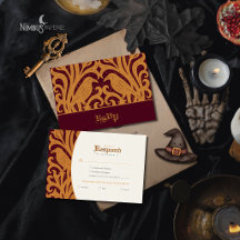 Nevermore Damask | ブルゴーニュゴシックハロウィン