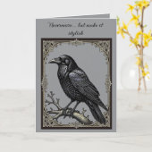 Nevermore Elegance The Watchful Raven カード (黄色い花)