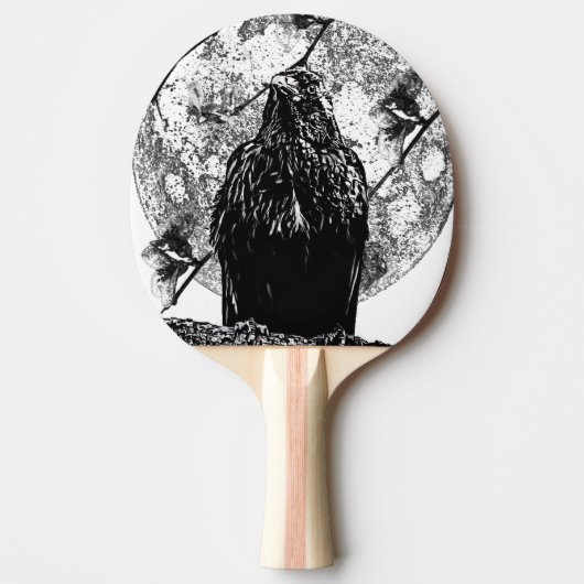 Nevermore Raven and the moon 卓球ラケット (正面)