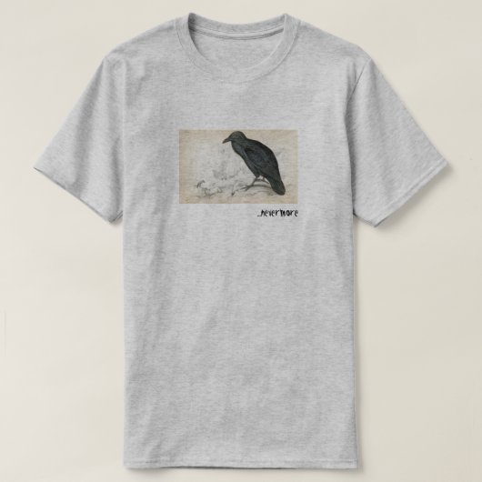… nevermore tシャツ (デザイン正面)