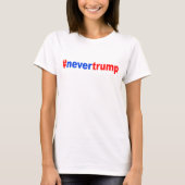 "#nevertrump " tシャツ (正面)