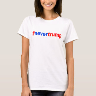 "#nevertrump " tシャツ