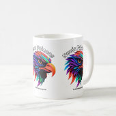 Nevis《鳥》ハヤブサ- CaribbeanHockeyLeague.com コーヒーマグカップ (正面右)