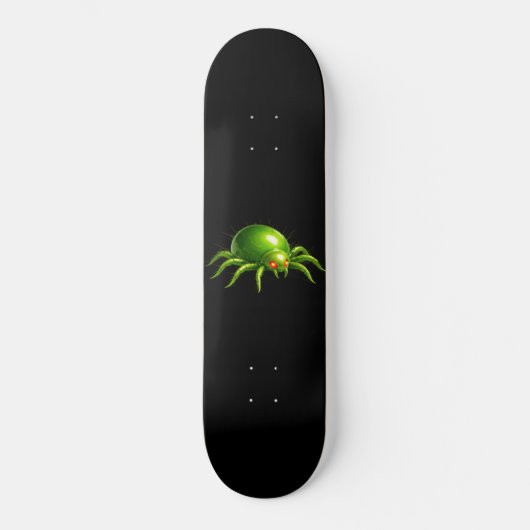 Nevoy Designs Green Mite Skateboard スケートボード (正面)