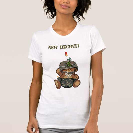 *Newの新兵のベビー Tシャツ (正面)