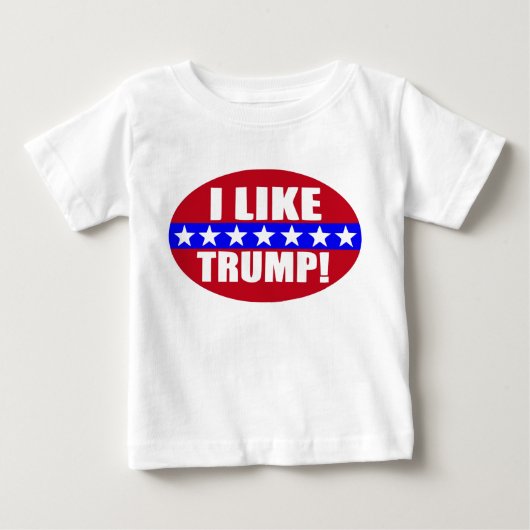 nEWスタイル- dONALD tRUMP E ベビーTシャツ (正面)