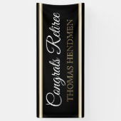 NEW!おめでとうカスタムリタイリーバナー 横断幕 (縦)