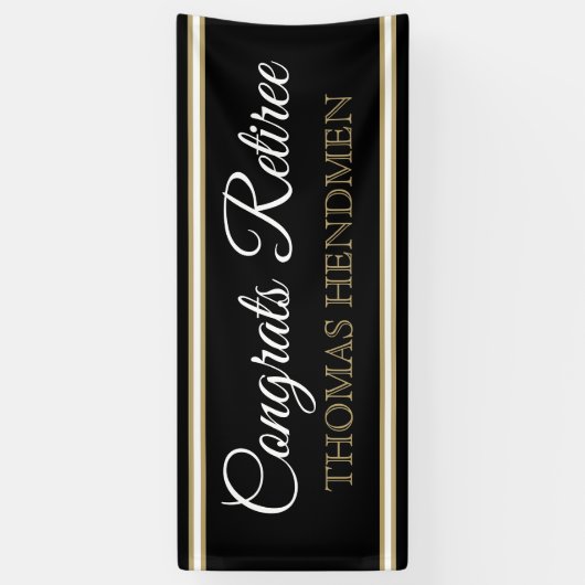 NEW!おめでとうカスタムリタイリーバナー 横断幕 (縦)