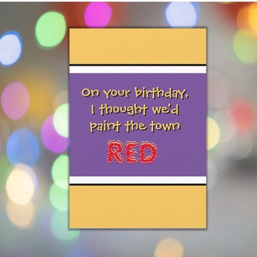 NEW!おもしろい&笑い誕生日カード カード