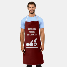 NEW おもしろい DAD Burgundyおむつ変更 エプロン