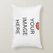 NEW!アクセント枕12" x 16" – ポリエステカスタマイズル アクセントクッション (正面(垂直))