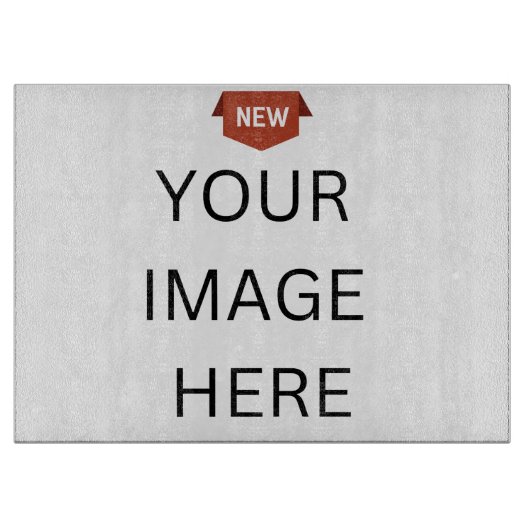 NEW!カッティングボードガラス15"x11"装飾品 カッティングボード (正面)