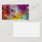 New カラフル Dismiss Art:レユニークアデザイン 名刺 (正面/裏面)