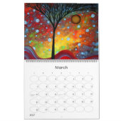 NEW カラフル MADART 2015 Circle of Life Calendar カレンダー (3月 2027)