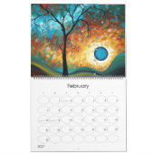 NEW カラフル MADART 2015 Circle of Life Calendar カレンダー (2月 2027)